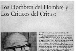 Los Hombres del hombre y los críticos del crítico