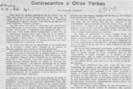 Contracantos y otras yerbas