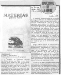 Materias.