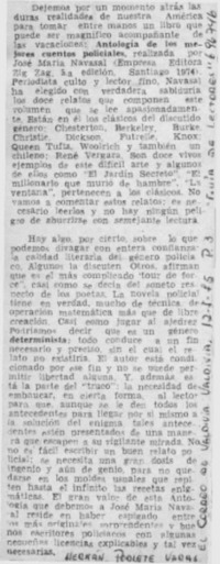 Antología de los mejores cuentos policiales