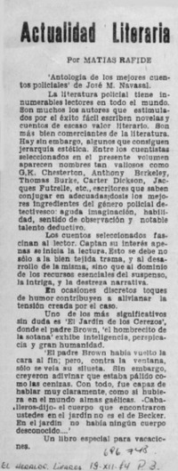Actualidad literaria