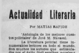 Actualidad literaria