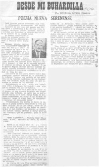 Poesía nueva serenense