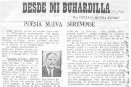 Poesía nueva serenense