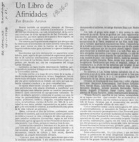 Un libro de afinidades