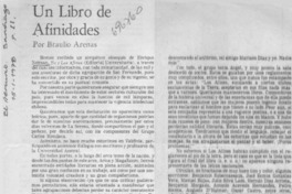 Un libro de afinidades