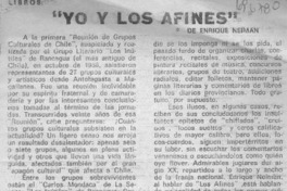 Yo y los afines"