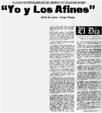 Yo y los afines"