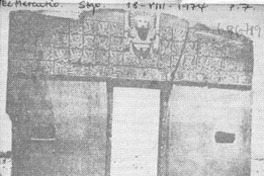 Huella de primeros habitantes de Chile.