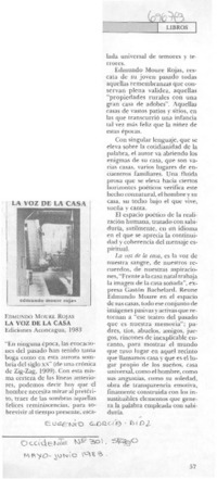 La voz de la casa