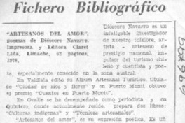 Artesanos del amor"