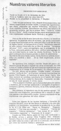 Nuestros valores literarios