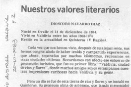 Nuestros valores literarios