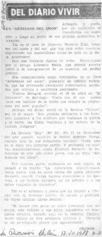 Un "Artesano del amor"