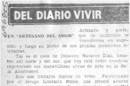 Un "Artesano del amor"