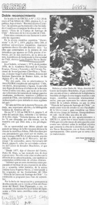 Doble reconocimiento