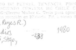 San Antonio de Petrel. Tenencia, producción y trabajo en una hacienda costera de Chile central (siglos XVII-XVIII)