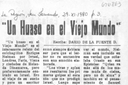 Un huaso en el viejo mundo