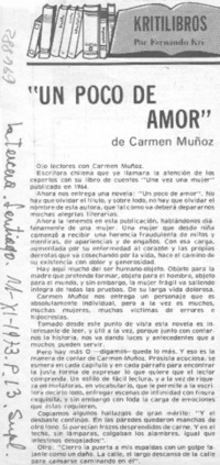 Un poco de amor