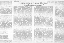Homenaje a Juan Mujica