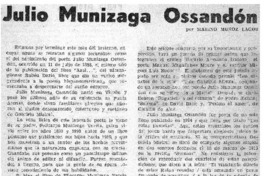 Julio Munizaga Ossandón