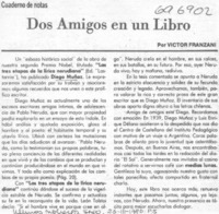 Dos amigos en un libro