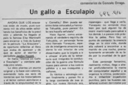 Un gallo a Esculapio