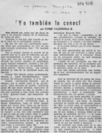 Yo también lo conocí