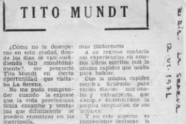 Tito Mundt