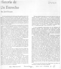 Historia de un Estrecho