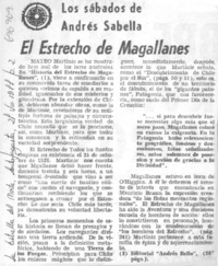 El Estrecho de Magallanes