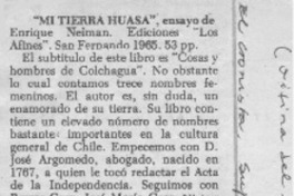 Mi tierra huasa.