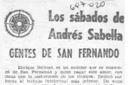 Gentes de San Fernando