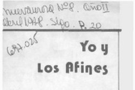 Yo y Los afines
