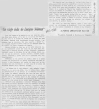 Un viaje feliz de Enrique Neiman