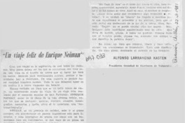 Un viaje feliz de Enrique Neiman