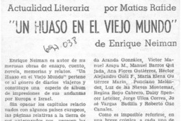 Un huaso en el viejo mundo