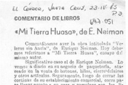 "Mi tierra huasa", de E. Neiman