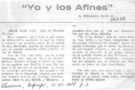 "Yo y los afines"