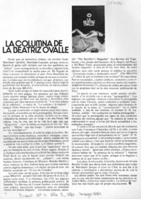 La Columna de la Beatriz Ovalle.