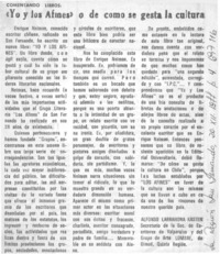 "Yo y los afines" o de cómo se gesta la cultura