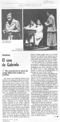 El signo de Gabriela