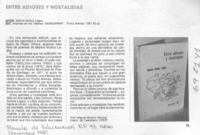 Entre adioses y nostalgias