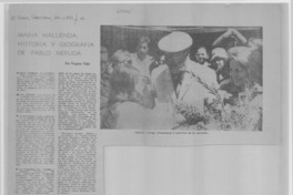 María Maluenda: historia y geografía de Pablo Neruda