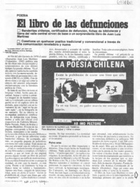 El libro de las defunciones