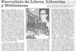 Escrutinio de libros, librerías y bibliotecas