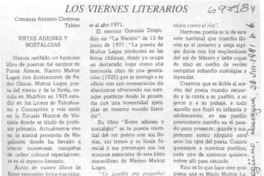 Entre adioses y nostalgias