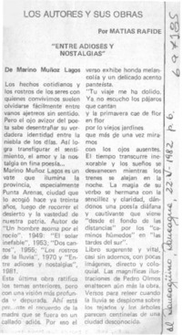 Entre adioses y nostalgias