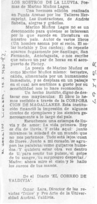 Los rostros de la lluvia