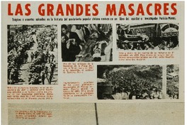 Las grandes masacres